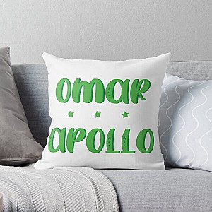 Omar Apollo GREEN Throw Pillow RB0104