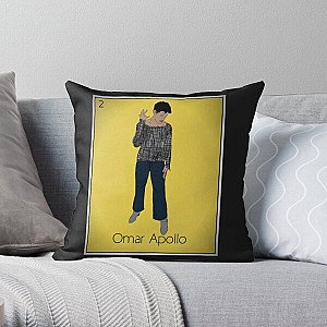 Omar Apollo Lotería Throw Pillow RB0104