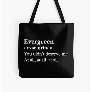 Omar Apollo Aesthetic Motivational Quote Lyrics Black All Over Print Tote Bag RB0104