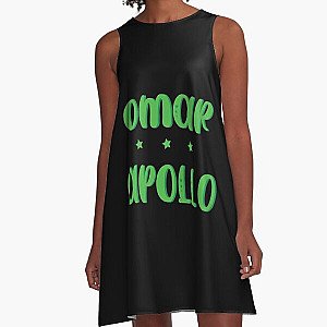 Omar Apollo GREEN   A-Line Dress RB0104