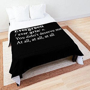 Omar Apollo Aesthetic Motivational Quote Lyrics Black Comforter RB0104