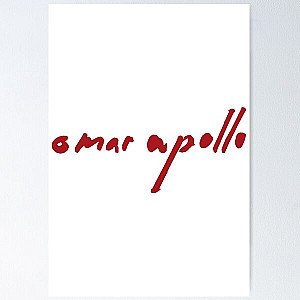 Omar Apollo Tour Merch Omar Apollo Logo Poster RB0104