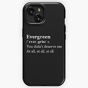 Omar Apollo Aesthetic Motivational Quote Lyrics Black iPhone Tough Case RB0104