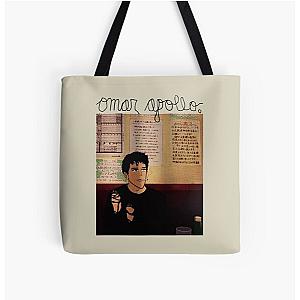 Vintage Omar Apollo Merch Tokyo Doodle   All Over Print Tote Bag