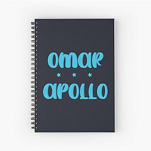 Omar Apollo BLUE   Spiral Notebook