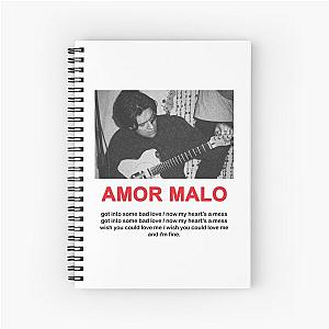 omar apollo - amor malo Spiral Notebook