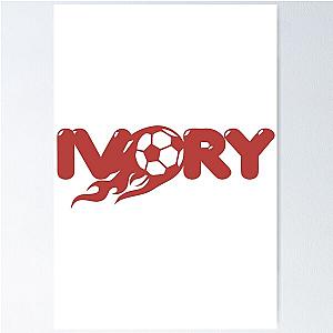 Omar Apollo Merch Vory Soccer IVory Poster