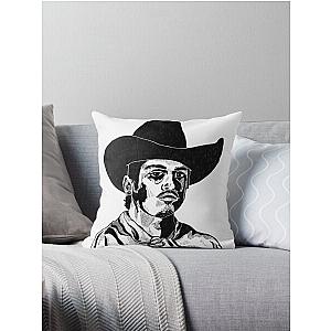 Omar Apollo portrait  Throw Pillow