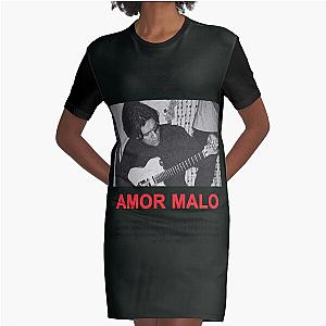 Omar Apollo Amor Malo Zipped Hoodie   Graphic T-Shirt Dress