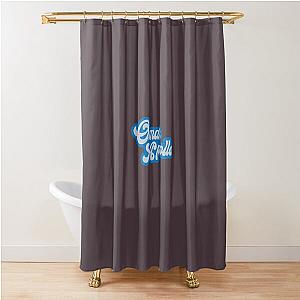 Omar Apollo Cursive    Shower Curtain