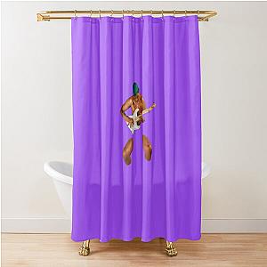 Omar Apollo album hd logo Shower Curtain