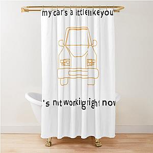 brakelights omar apollo Shower Curtain