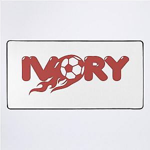 Omar Apollo Merch Vory Soccer IVory Desk Mat