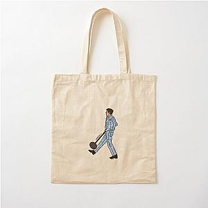 Omar Apollo Blue Suit Cotton Tote Bag