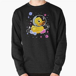 Omnisexual Sweatshirts - Omnisexual Duck In Space Omnisexual Pride Pullover Sweatshirt RB1901