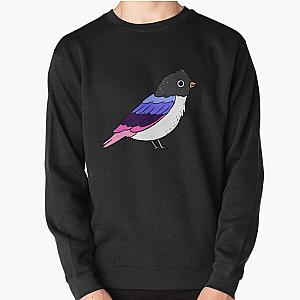 Omnisexual Sweatshirts - Omnisexual Bird Omnisexual Pride Pullover Sweatshirt RB1901