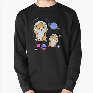 Omnisexual Sweatshirts - Omnisexual Hamster In Space Omnisexual Pride Pullover Sweatshirt RB1901