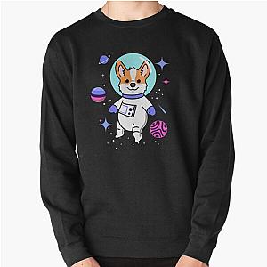 Omnisexual Sweatshirts - Omnisexual Corgi In Space Omnisexual Pride Pullover Sweatshirt RB1901