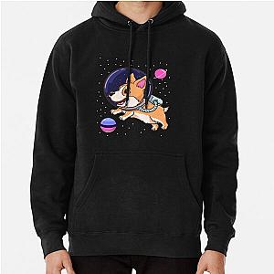 Omnisexual Hoodies - Omnisexual Corgi In Space Omnisexual Pride Pullover Hoodie RB1901