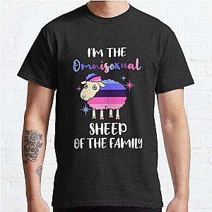 Omnisexual T-Shirts - Im The Omnisexual Sheep Of The Family Omnisexual Pride Classic T-Shirt RB1901