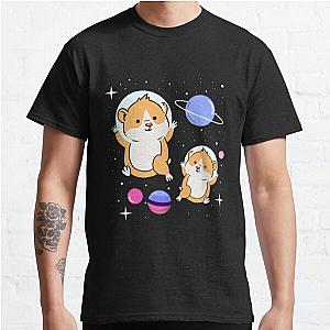 Omnisexual T-Shirts - Omnisexual Hamster In Space Omnisexual Pride Classic T-Shirt RB1901