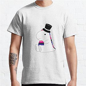 Omnisexual T-Shirts - Omnisexual Pride Dinosaur w/ a Top Hat  Classic T-Shirt RB1901