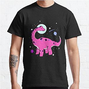 Omnisexual T-Shirts - Omnisexual Brachiosaurus In Space Omnisexual Pride Classic T-Shirt RB1901