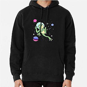 Omnisexual Hoodies - Omnisexual Frog In Space Omnisexual Pride Pullover Hoodie RB1901