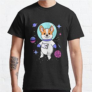 Omnisexual T-Shirts - Omnisexual Corgi In Space Omnisexual Pride Classic T-Shirt RB1901