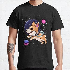 Omnisexual T-Shirts - Omnisexual Corgi In Space Omnisexual Pride Classic T-Shirt RB1901