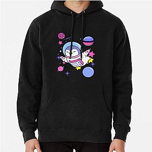 Omnisexual Hoodies - Omnisexual Penguin In Space Omnisexual Pride Pullover Hoodie RB1901