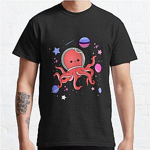 Omnisexual T-Shirts - Omnisexual Octopus In Space Omnisexual Pride Classic T-Shirt RB1901