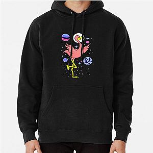 Omnisexual Hoodies - Omnisexual Flamingo In Space Omnisexual Pride Pullover Hoodie RB1901