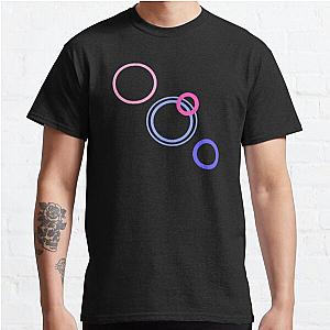 Omnisexual T-Shirts - Stealth Omnisexual Pride Art Circles Print Classic T-Shirt RB1901