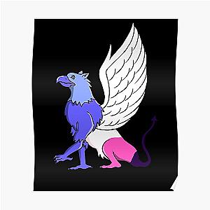 Omnisexual Posters - Omnisexual Pride Gryphon Poster RB1901