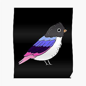 Omnisexual Posters - Omnisexual Bird Omnisexual Pride Poster RB1901