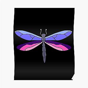 Omnisexual Posters - Omnisexual Pride Dragonfly Poster RB1901