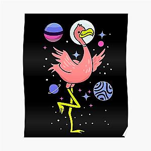 Omnisexual Posters - Omnisexual Flamingo In Space Omnisexual Pride Poster RB1901