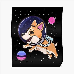 Omnisexual Posters - Omnisexual Corgi In Space Omnisexual Pride Poster RB1901