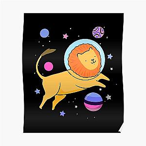 Omnisexual Posters - Omnisexual Lion In Space Omnisexual Pride Poster RB1901