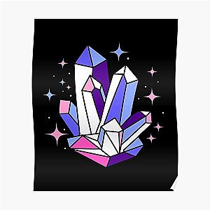 Omnisexual Posters - Omnisexual Pride Crystals Omnisexual Pride Poster RB1901