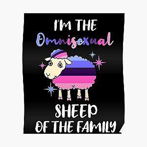 Omnisexual Posters - Im The Omnisexual Sheep Of The Family Omnisexual Pride Poster RB1901