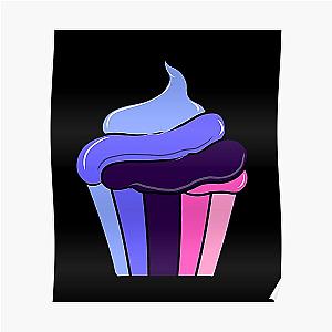 Omnisexual Posters - Omnisexual Cupcake Omnisexual Pride Poster RB1901