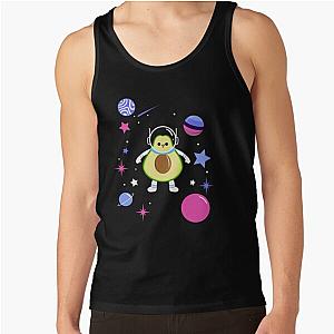 Omnisexual Tank Tops - Omnisexual Avocado In Space Omnisexual Pride Tank Top RB1901