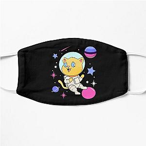 Omnisexual Face Masks  - Omnisexual Cat In Space Omnisexual Pride Flat Mask RB1901