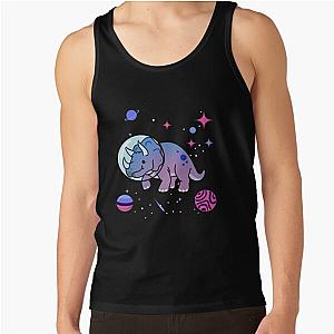 Omnisexual Tank Tops - Omnisexual Triceratops In Space Omnisexual Pride Tank Top RB1901