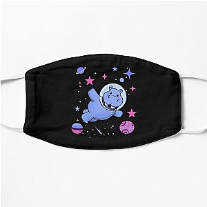 Omnisexual Face Masks  - Omnisexual Hippo In Space Omnisexual Pride Flat Mask RB1901