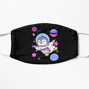 Omnisexual Face Masks  - Omnisexual Penguin In Space Omnisexual Pride Flat Mask RB1901