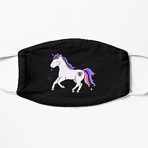 Omnisexual Face Masks  - Omnisexual Pride Unicorn Omnisexual Pride Flat Mask RB1901