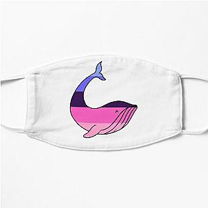 Omnisexual Face Masks  - Omnisexual Pride Whale Flat Mask RB1901